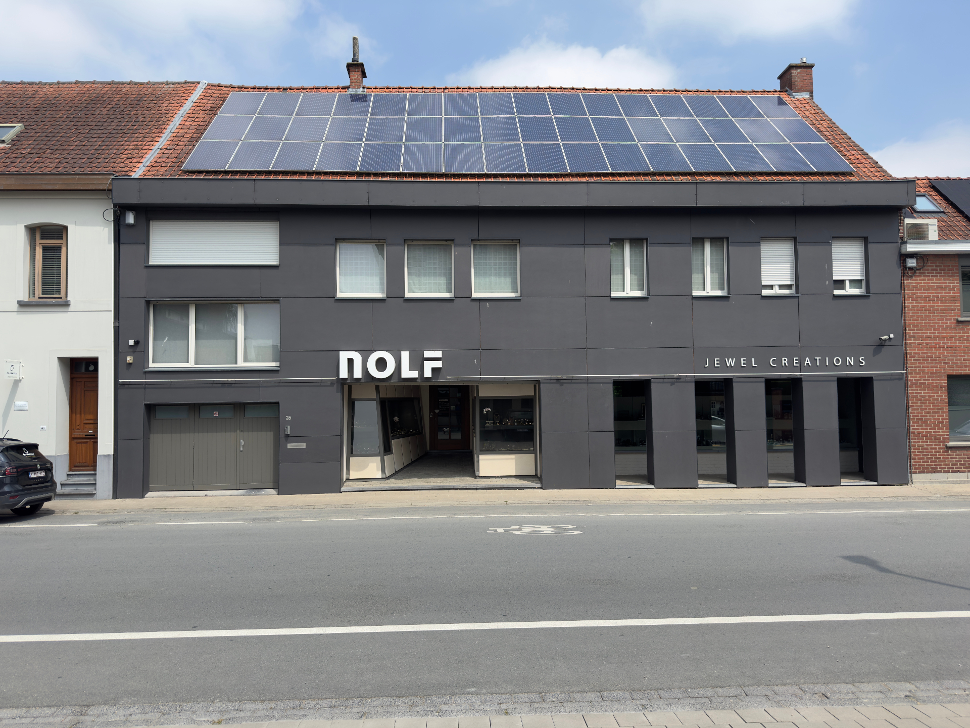 Etalage van Nolf Jewel Creations in Wevelgem